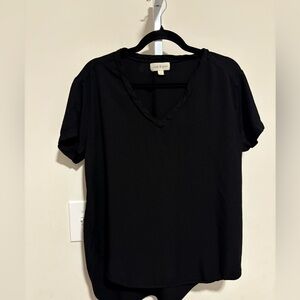 Cloth & Stone Elegant Black Blouse